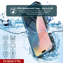 Load image into Gallery viewer, Étui IP68 imperméable iPhone 17 Pro, Punkcase [Bleu clair] [série StudStar] [Slim Fit] [Dirtoproof]
