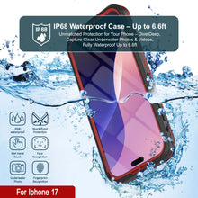 Load image into Gallery viewer, Étui IP68 imperméable iPhone 17, Punkcase [Red] [série StudStar] [Slim Fit]
