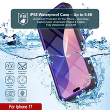 Load image into Gallery viewer, Étui IP68 imperméable iPhone 17, Punkcase [Purple] [série StudStar] [Slim Fit] [Dirtoproof]
