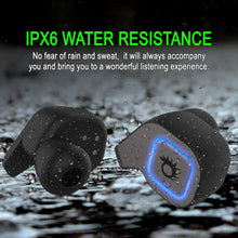 Charger l'image dans la galerie, PunkBuds 2.0 True Wireless Earbuds, Mini Bluetooth Headphones W/ Charging Case &amp; Built-In Noise Cancelling Mic. [Black] 
