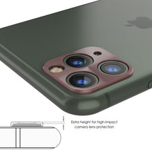 Charger l&#39;image dans la galerie, Punkcase iPhone 11 Pro Max Camera Protector Ring [Rose-Gold] (Color in image: Red)
