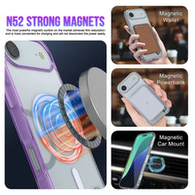 Charger l'image dans la galerie, Punkcase iPhone 17 Air Magnetic Wireless Charging Case [Clearmag Series] [Purple]
