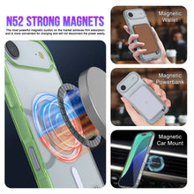 Charger l'image dans la galerie, Punkcase iPhone 17 Air Magnetic Wireless Charging Case [Clearmag Series] [Green]
