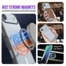 Charger l'image dans la galerie, Punkcase iPhone 17 Air Magnetic Wireless Charging Case [Clearmag Series] [Black]
