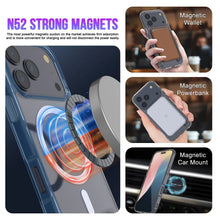 Charger l'image dans la galerie, Punkcase iPhone 17 Pro Magnetic Wireless Charging Case [Clearmag Series] [Navy]
