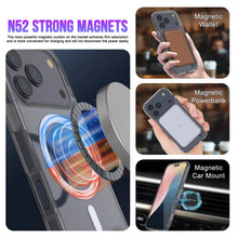 Charger l'image dans la galerie, Punkcase iPhone 17 Pro Magnetic Wireless Charging Case [Clearmag Series] [Silver]

