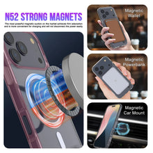 Charger l'image dans la galerie, Punkcase iPhone 17 Pro Magnetic Wireless Charging Case [Clearmag Series] [Rose]
