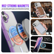 Charger l'image dans la galerie, Punkcase iPhone 17 Magnetic Wireless Charging Case [Clearmag Series] [Purple]
