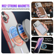 Charger l'image dans la galerie, Punkcase iPhone 17 Magnetic Wireless Charging Case [Clearmag Series] [Red]

