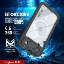 Charger l&#39;image dans la galerie, Étui étanche à l&#39;air de l&#39;iPhone 17, punkcase [Extreme Series] Couvercle d&#39;armure avec protecteur d&#39;écran intégré [bleu clair]
