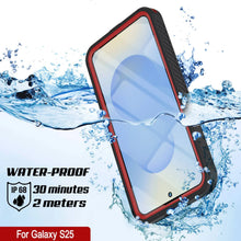 Load image into Gallery viewer, Coque étanche/antichoc pour Galaxy S25 [Série Extreme] avec protection d'écran [Rouge]
