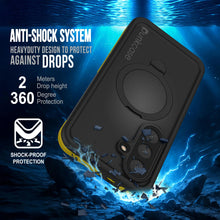 Load image into Gallery viewer, Coque étanche pour Galaxy S26 Plus [Série Kickstud 2.0] Housse de protection IP68 avec protection d'écran et béquille [Jaune]
