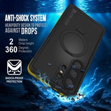 Load image into Gallery viewer, Coque ultra étanche pour Galaxy S26 [Série Kickstud 2.0] Housse de protection IP68 avec protection d'écran et béquille [Jaune]

