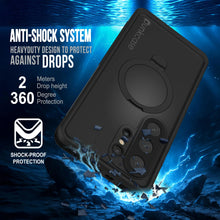 Load image into Gallery viewer, Coque ultra étanche pour Galaxy S26 [Série Kickstud 2.0] Housse de protection IP68 avec protection d'écran et béquille [Noir]
