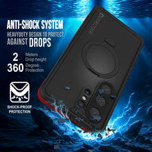 Load image into Gallery viewer, Coque ultra étanche pour Galaxy S26 [Série Kickstud 2.0] Housse de protection IP68 avec protection d'écran et béquille [Rouge]

