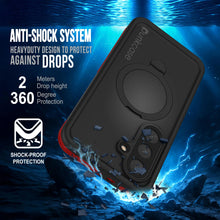 Load image into Gallery viewer, Coque étanche pour Galaxy S26 [Série Kickstud 2.0] Housse de protection IP68 avec protecteur d'écran et béquille [Rouge]
