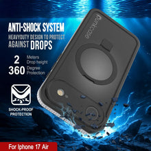 Charger l&#39;image dans la galerie, Coque étanche pour iPhone 17 Air [Série Kickstud 2.0] Housse de protection IP68 avec protecteur d&#39;écran et béquille [Blanc]
