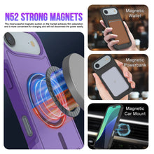 Charger l&#39;image dans la galerie, Punkcase iPhone 17 Air Case, [Spartan 2.0 Series] Couverture lourde robuste claire avec protecteur d&#39;écran intégré [Purple]
