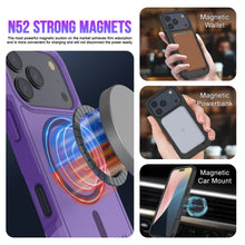 Charger l&#39;image dans la galerie, Punkcase iPhone 17 Pro Max Case, [Spartan 2.0 Series] Couverture lourde robuste claire avec protecteur d&#39;écran intégré [Purple]
