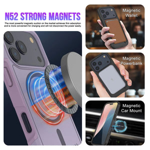 Punkcase iPhone 17 Pro Max Case, [Spartan 2.0 Series] Couverture lourde robuste claire avec protecteur d'écran intégré [Lilac]