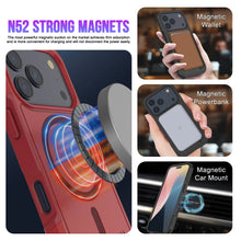 Charger l&#39;image dans la galerie, Punkcase iPhone 17 Pro Max Case, [Spartan 2.0 Series] Couverture lourde robuste claire avec protecteur d&#39;écran intégré [rouge]
