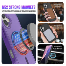 Charger l&#39;image dans la galerie, Punkcase iPhone 17 Case, [Spartan 2.0 Series] Couverture lourde robuste claire avec protecteur d&#39;écran intégré [Purple]
