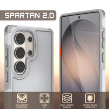 Charger l'image dans la galerie, PunkCase Coque pour Galaxy S26 Ultra [Série Spartan 2.0] Coque transparente robuste et résistante [Blanc]
