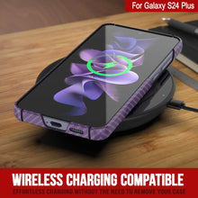 Load image into Gallery viewer, Case Galaxy S24 Plus, Punkcase CarbonShield, Hourde Duty &amp; Ultra Thin Cover [Shockproof] [Non Slip] [Purple]
