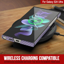 Load image into Gallery viewer, Galaxy S24 Ultra Case, Punkcase CarbonShield, Heavy Duty &amp; Ultra Thin Cover [Shockproof] [Non Slip] [Lilac]
