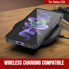 Charger l&#39;image dans la galerie, Case Galaxy S24, Punkcase CarbonShield, Hord Duty &amp; Ultra Thin Cover [Shockproof] [Non Slip] [Black]
