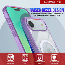 Charger l'image dans la galerie, Punkcase iPhone 17 Air Magnetic Wireless Charging Case [Clearmag Series] [Purple]
