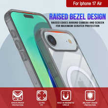 Charger l'image dans la galerie, Punkcase iPhone 17 Air Magnetic Wireless Charging Case [Clearmag Series] [Silver]
