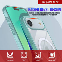 Charger l'image dans la galerie, Punkcase iPhone 17 Air Magnetic Wireless Charging Case [Clearmag Series] [Teal]
