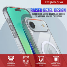 Charger l'image dans la galerie, Punkcase iPhone 17 Air Magnetic Wireless Charging Case [Clearmag Series] [Clear]
