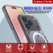 Charger l'image dans la galerie, Punkcase iPhone 17 Pro Max Magnetic Wireless Charging Case [ClearMag Series] [Clear]

