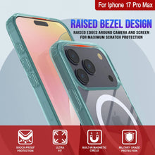 Charger l'image dans la galerie, Punkcase iPhone 17 Pro Max Magnetic Wireless Charging Case [Clearmag Series] [Teal]
