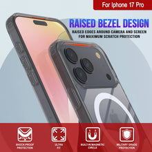 Charger l'image dans la galerie, Punkcase iPhone 17 Pro Magnetic Wireless Charging Case [Clearmag Series] [Silver]
