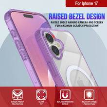 Charger l'image dans la galerie, Punkcase iPhone 17 Magnetic Wireless Charging Case [Clearmag Series] [Purple]
