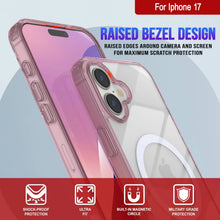 Charger l'image dans la galerie, Punkcase iPhone 17 Magnetic Wireless Charging Case [Clearmag Series] [Rose]
