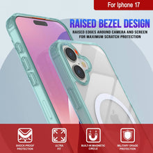 Charger l'image dans la galerie, Punkcase iPhone 17 Magnetic Wireless Charging Case [Clearmag Series] [Teal]
