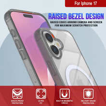 Charger l'image dans la galerie, Punkcase iPhone 17 Magnetic Wireless Charging Case [Clearmag Series] [Silver]

