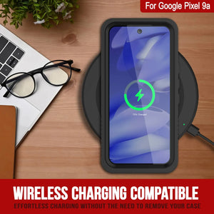 Case d'étanchéité Google Pixel 9A, couvercle d'armure Punkcase [série Extreme avec protecteur d'écran intégré [noir]