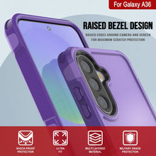 Load image into Gallery viewer, Punkcase Galaxy A36 Case, [Spartan 2.0 Series] Couverture lourde robuste claire [violet]
