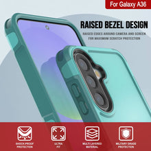 Load image into Gallery viewer, Punkcase Galaxy A36 Case, [Spartan 2.0 Series] Couverture lourde robuste claire [bleu clair]
