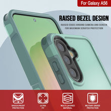 Charger l&#39;image dans la galerie, Punkcase Galaxy A56 Case, [Spartan 2.0 Series] Couverture lourde robuste claire [Teal]

