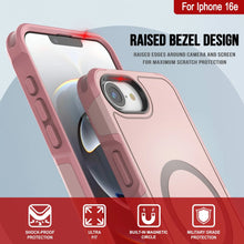 Load image into Gallery viewer, Punkcase iPhone 16e Case, [Spartan 2.0 Series] Couverture lourde robuste claire avec protecteur d&#39;écran intégré [rose]
