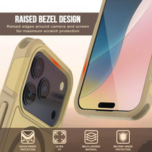 Charger l&#39;image dans la galerie, Punkcase iPhone 17 Pro Max Case, [Spartan 2.0 Series] Couverture lourde robuste claire avec protecteur d&#39;écran intégré [jaune]
