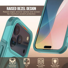 Charger l&#39;image dans la galerie, Punkcase iPhone 17 Pro Case, [Spartan 2.0 Series] Couverture lourde robuste claire avec protecteur d&#39;écran intégré [bleu]
