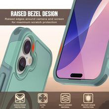 Charger l&#39;image dans la galerie, Punkcase iPhone 17 Case, [Spartan 2.0 Series] Couverture lourde robuste claire avec protecteur d&#39;écran intégré [Teal]
