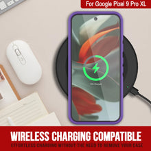 Charger l&#39;image dans la galerie, Punkcase Google Pixel 9 Pro XL Case, [Spartan 2.0 Series] Couverture lourde robuste claire avec protecteur d&#39;écran intégré [Purple]
